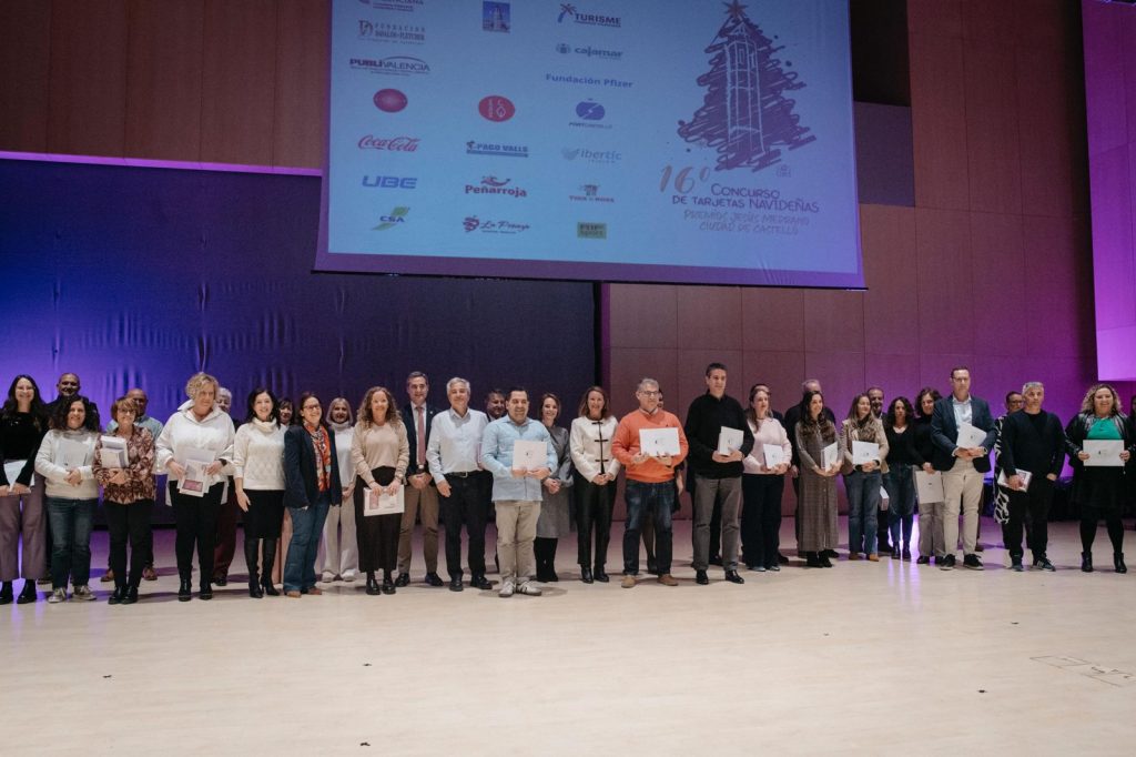 Entregados los galardones del 16º Concurso de Tarjetas de Navidad Premios Jesús Medrano- Ciudad de Castellón